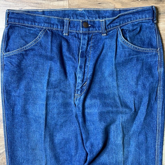 Vintage 1980’s Washington Dee Cee Men’s Western Denim Blue Jean Pants 37 x 30 - Picture 5 of 10